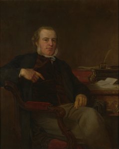 ヘンリー・ブルースの肖像、1世男爵アバデア、イギリスの政治家、内務長官（1815-1895） 作： After Henry Tanworth Wells